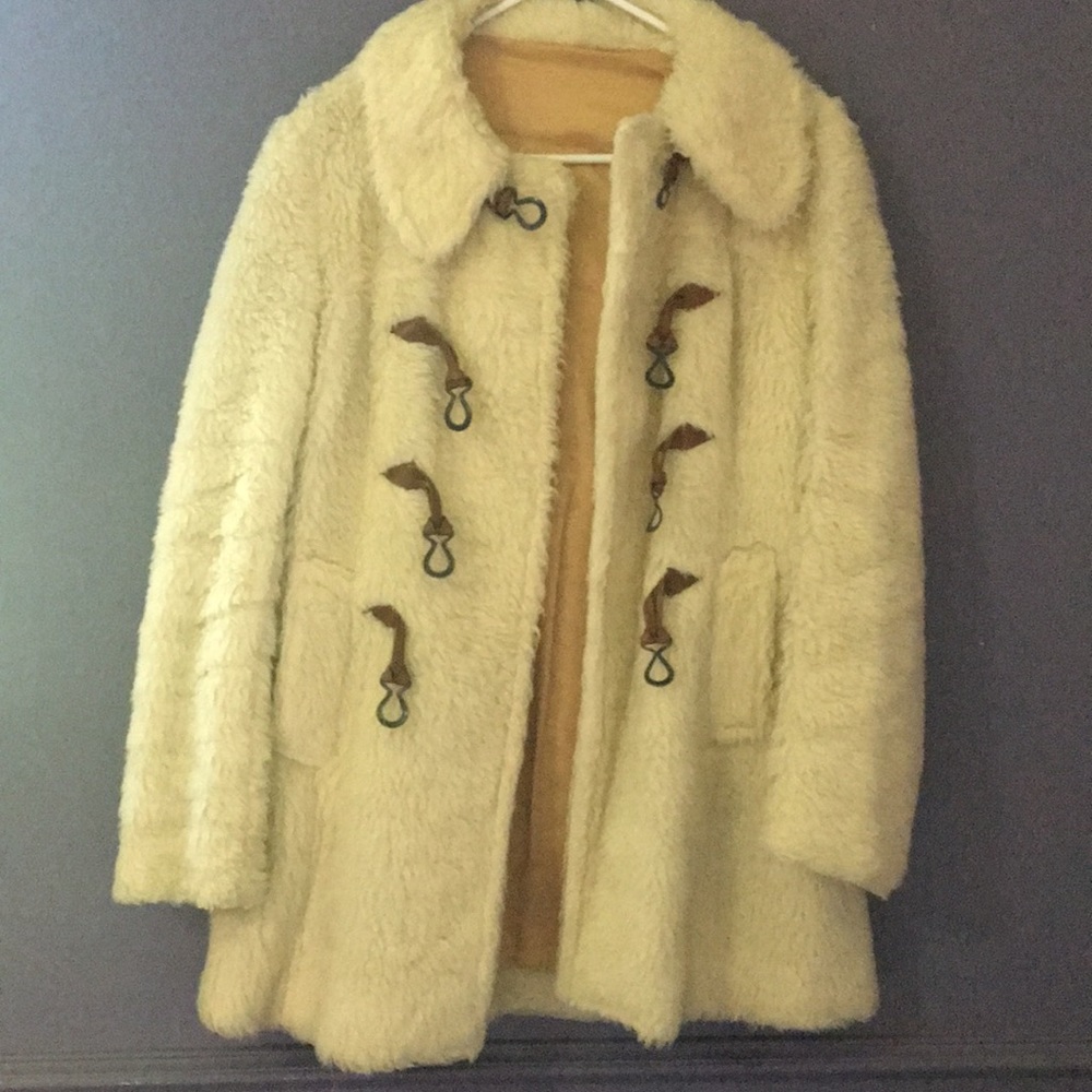 Cream color soft coat